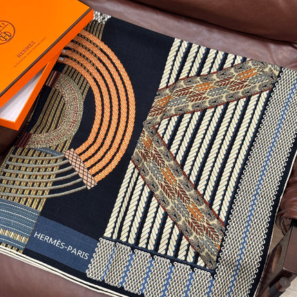 HERMES 25S SCARF 140 IN SILK TWILL 733917