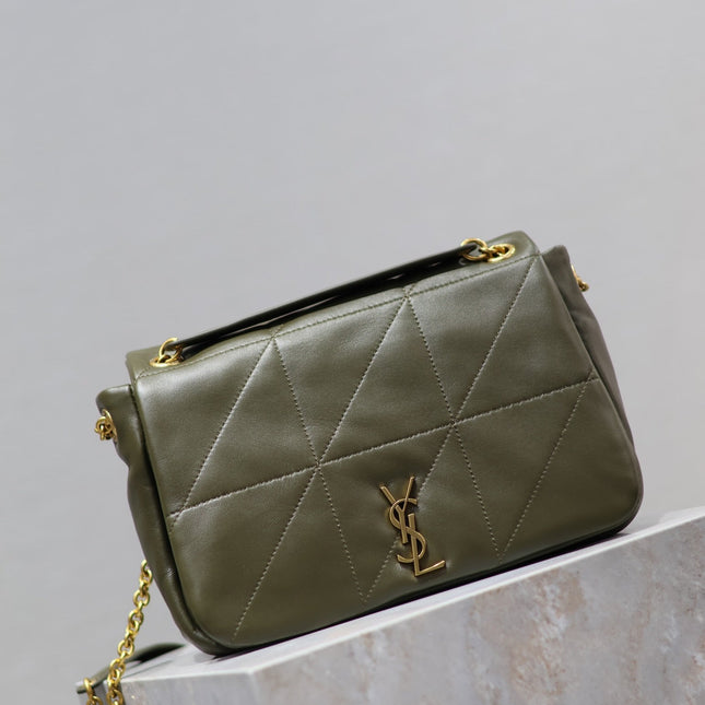 YSL 25S JAMIE 25 IN LIGHT MUSK LAMBSKIN GOLD HARDWRE