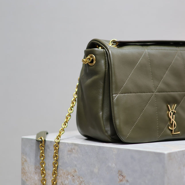 YSL 25S JAMIE 25 IN LIGHT MUSK LAMBSKIN GOLD HARDWRE