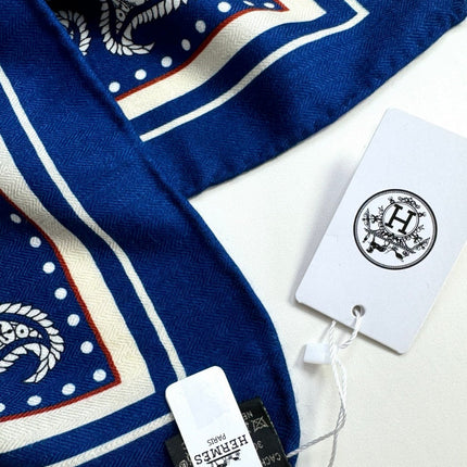 HERMES 25S SCARF 135 IN CASHMERE SILK 729040