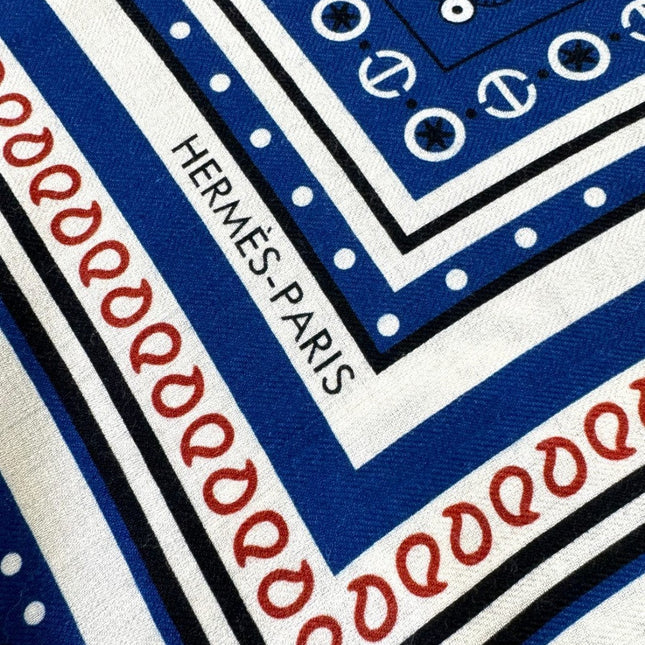 HERMES 25S SCARF 135 IN CASHMERE SILK 729040