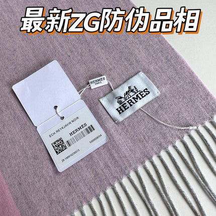 SCARF 190 CM IN BLUSH PINK CASHMERE 364766