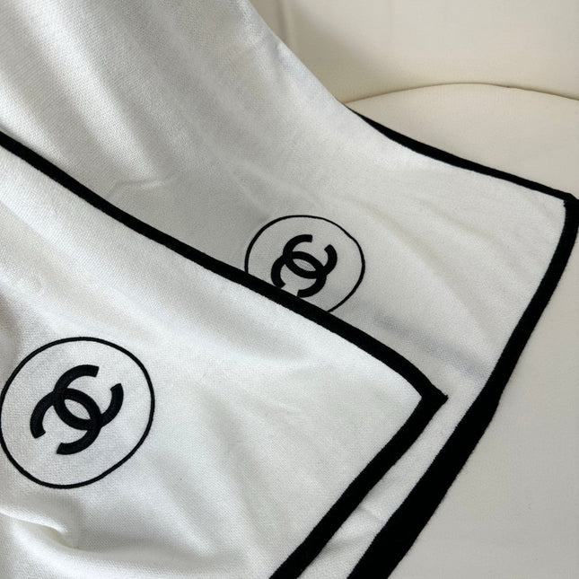 LONG SCARF 200 CM IN WHITE CASHMERE AND SILK 396410