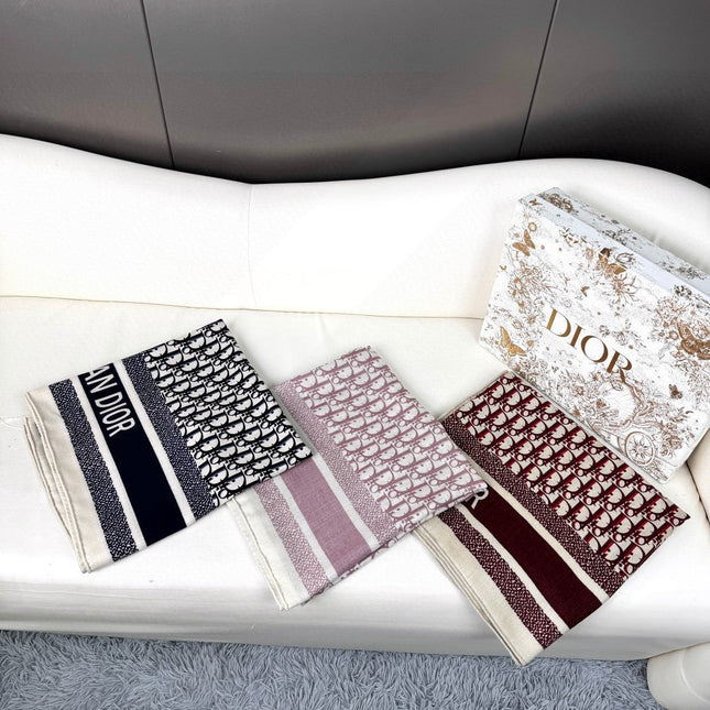 MONOGRAM SQUARE SCARF 140 CM IN COLORFUL CASHMERE AND SILK 413743