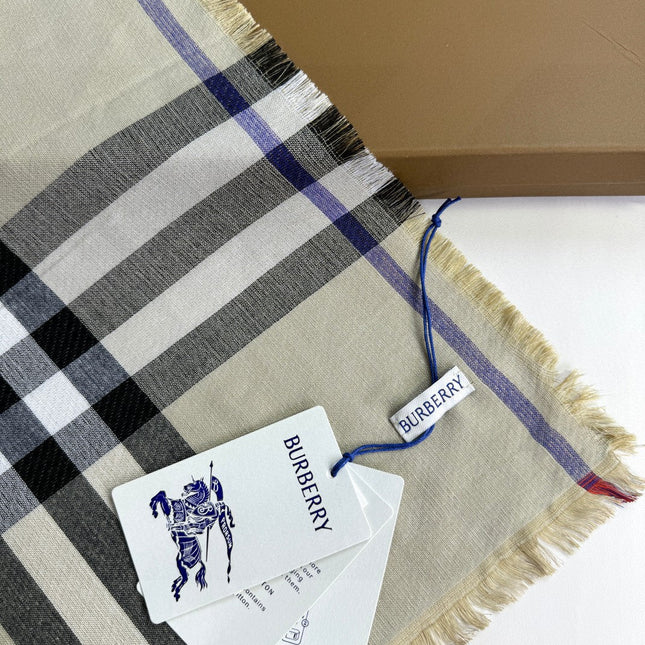 BBR SCARF 220 CM IN SILK CASHMERE 481239