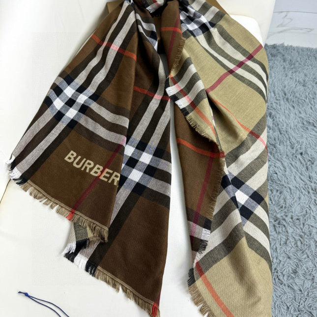 BBR SCARF 220 CM IN SILK CASHMERE 481240