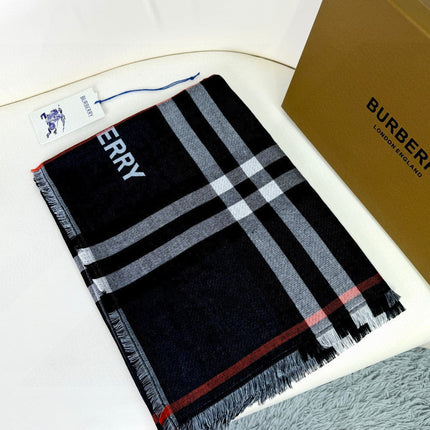 BBR SCARF 220 CM IN SILK CASHMERE 481241