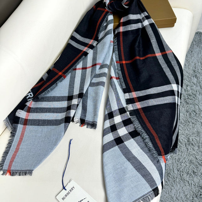 BBR SCARF 220 CM IN SILK CASHMERE 481241