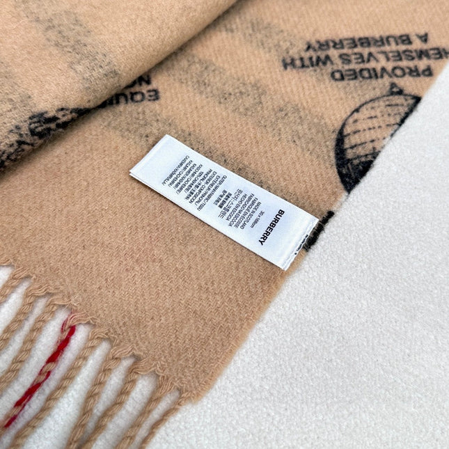 BBR SCARF 168 CM IN CASHMERE 646476