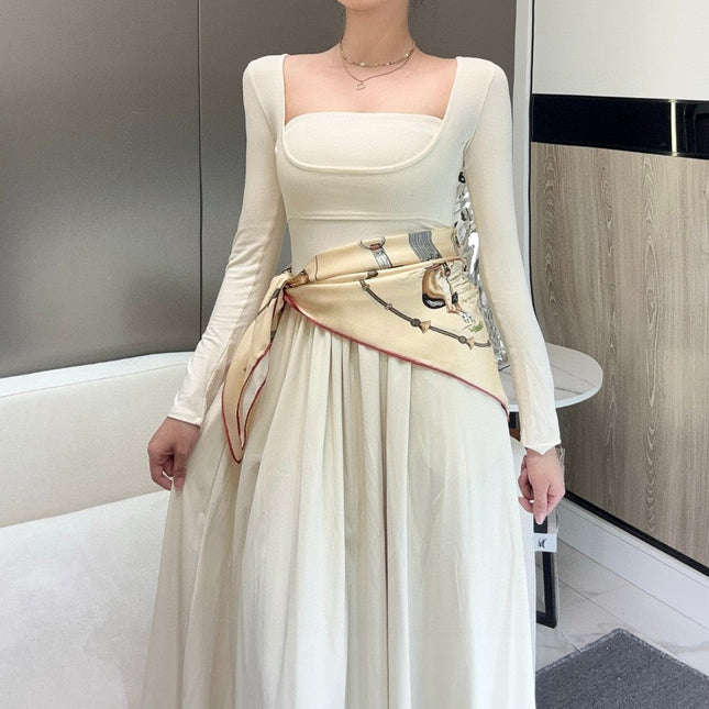 HERMES 25S SCARF 90 IN SILK 720006