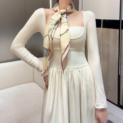 HERMES 25S SCARF 90 IN SILK 720006