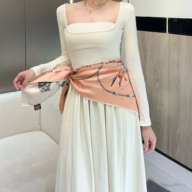 HERMES 25S SCARF 90 IN SILK 720007