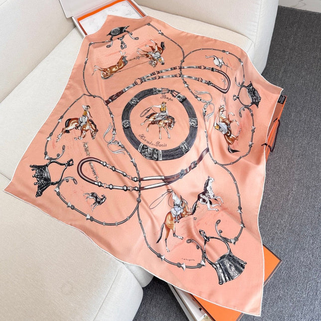 HERMES 25S SCARF 90 IN SILK 720007