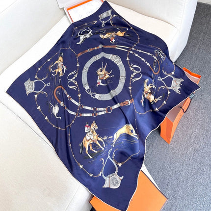 HERMES 25S SCARF 90 IN SILK 720008