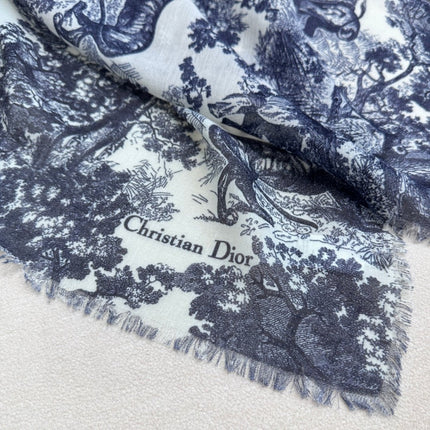 DIOR SCARF 180 CM IN CASHMERE-SILK BLEND 706549
