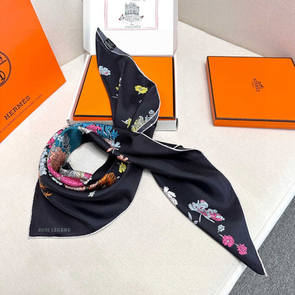 HERMES 25S SCARF 90 IN SILK 729030