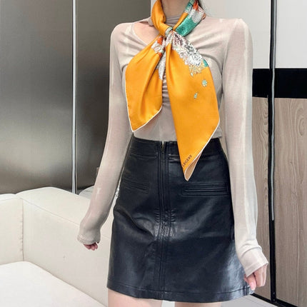 HERMES 25S SCARF 90 IN SILK 729031