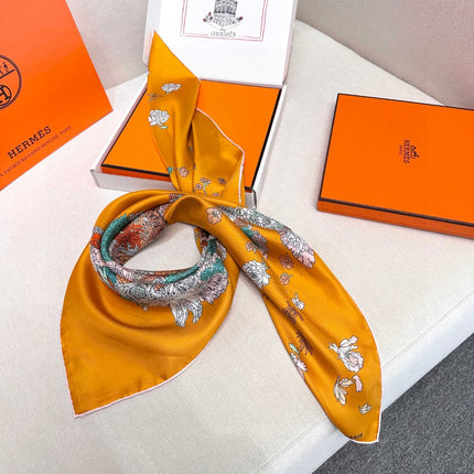 HERMES 25S SCARF 90 IN SILK 729031