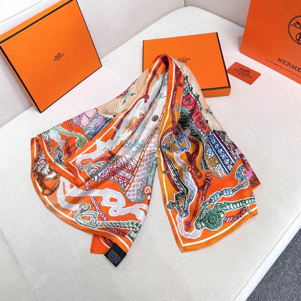 HERMES 25S SCARF 90 IN SILK 726441