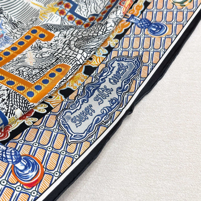 HERMES 25S SCARF 90 IN SILK 726442