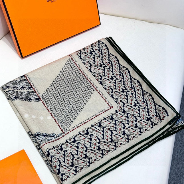 HERMES 25S SCARF 140 IN SILK 727340