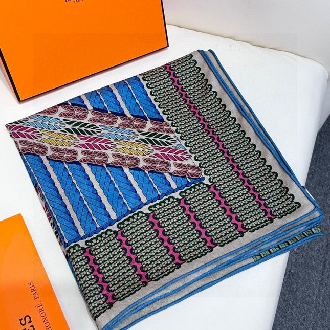 HERMES 25S SCARF 140 IN SILK 727341