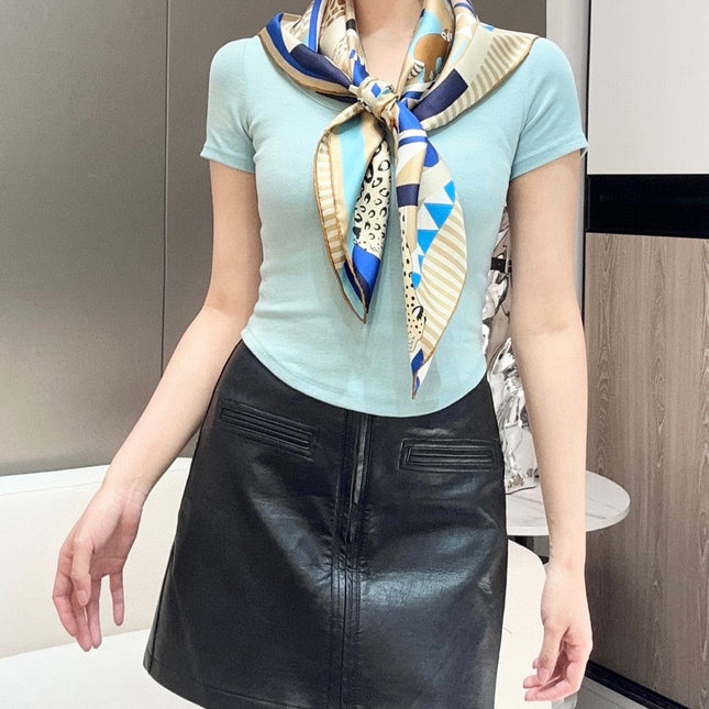 HERMES 25S SCARF 90 IN SILK 730645