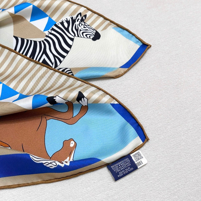 HERMES 25S SCARF 90 IN SILK 730645