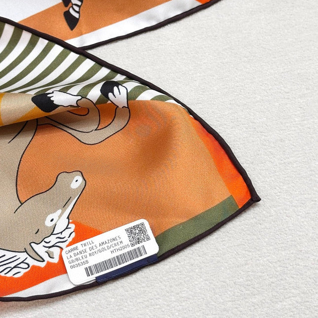 HERMES 25S SCARF 90 IN SILK 730646