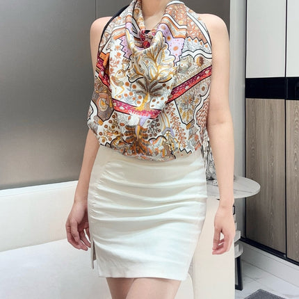 HERMES 25S SCARF 90 IN SILK 724811