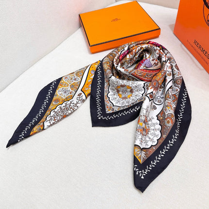 HERMES 25S SCARF 90 IN SILK 724811