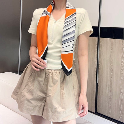 HERMES 25S SCARF 90 IN SILK TWILL 733934