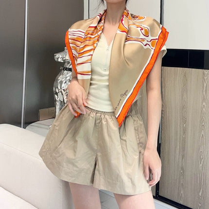 HERMES 25S SCARF 90 IN SILK TWILL 733935