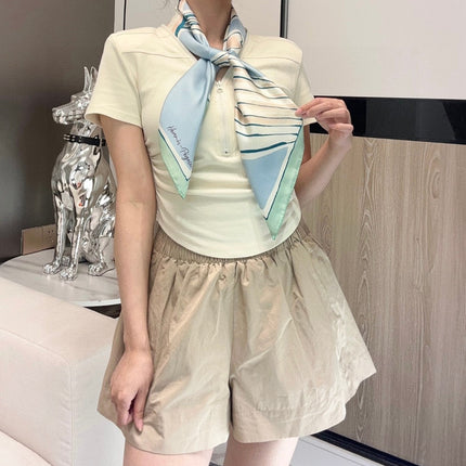 HERMES 25S SCARF 90 IN SILK TWILL 733937