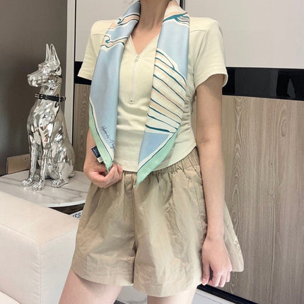 HERMES 25S SCARF 90 IN SILK TWILL 733937