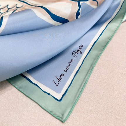 HERMES 25S SCARF 90 IN SILK TWILL 733937