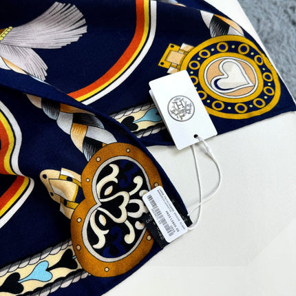 HERMES 25S SCARF 135 IN CASHMERE SILK 730650