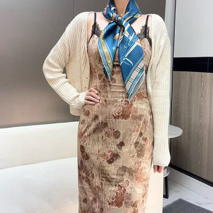 HERMES 25S SCARF 90 IN SILK 735839