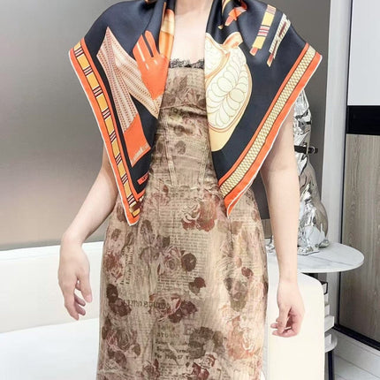 HERMES 25S SCARF 90 IN SILK 735840