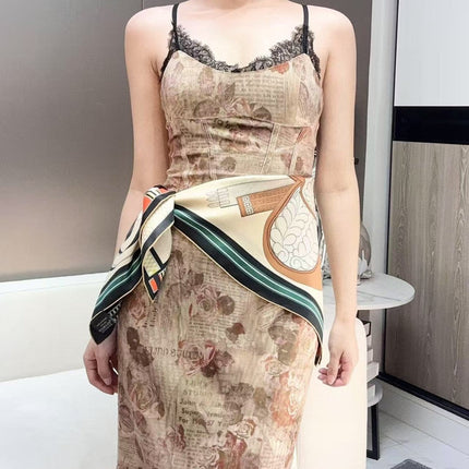 HERMES 25S SCARF 90 IN SILK 735841