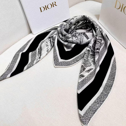 DIOR SCARF 110 CM IN SILK 730652