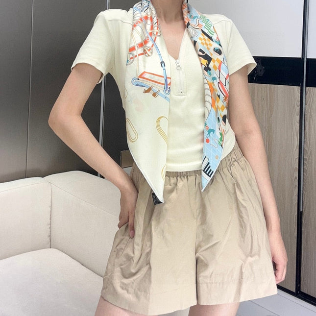 HERMES 25S SCARF 90 IN SILK 730636