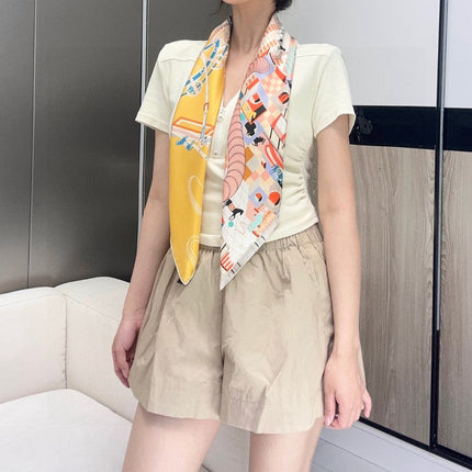 HERMES 25S SCARF 90 IN SILK 730637