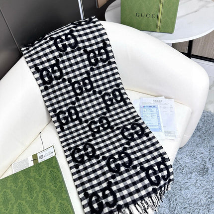 GUCCI 25S SCARF 220 IN CASHMERE 732134