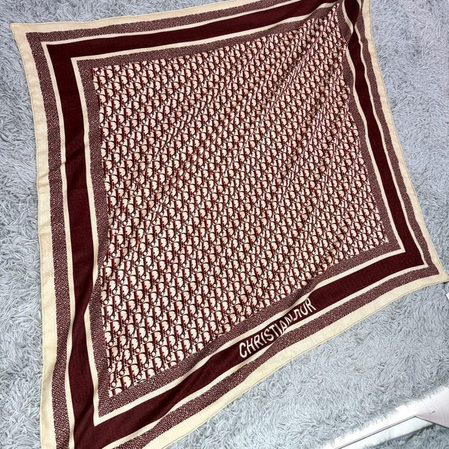 DIOR SCARF 140 CM IN CASHMERE-SILK BLEND 699255