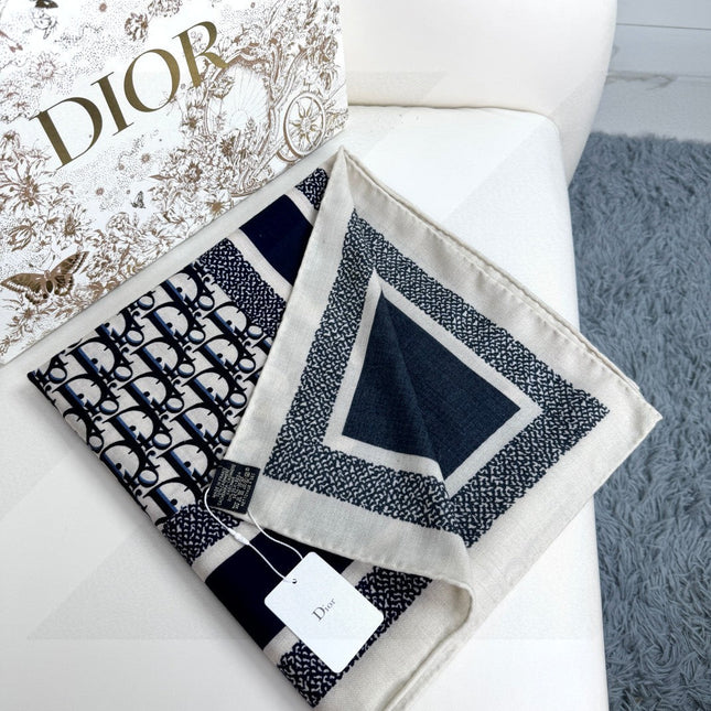 DIOR SCARF 140 CM IN CASHMERE-SILK BLEND 699256