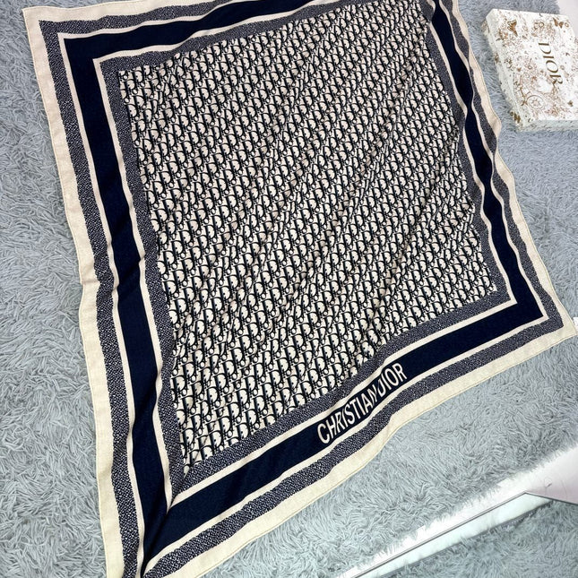 DIOR SCARF 140 CM IN CASHMERE-SILK BLEND 699256