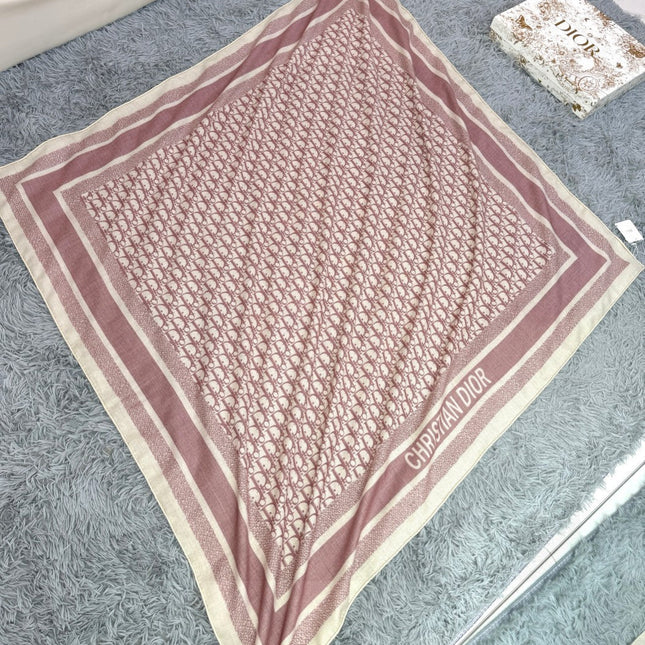 DIOR SCARF 140 CM IN CASHMERE-SILK BLEND 699256