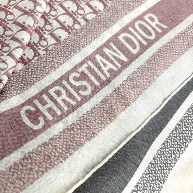DIOR SCARF 140 CM IN CASHMERE-SILK BLEND 699256