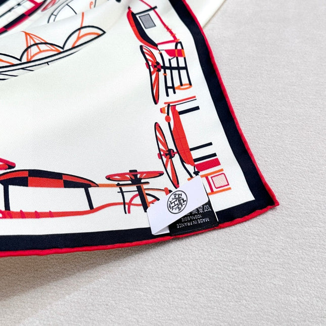 HERMES 25S SCARF 90 IN SILK 737176